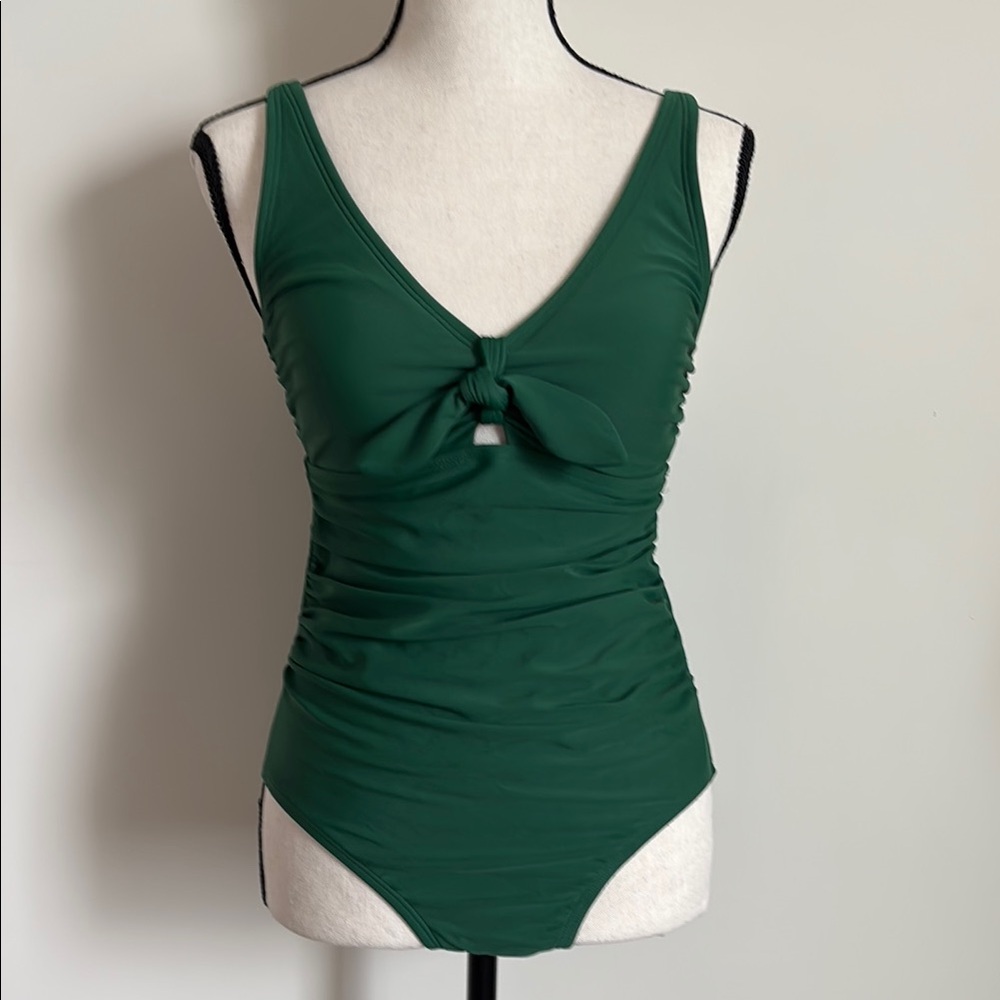 Green One-Piece Swimsuit